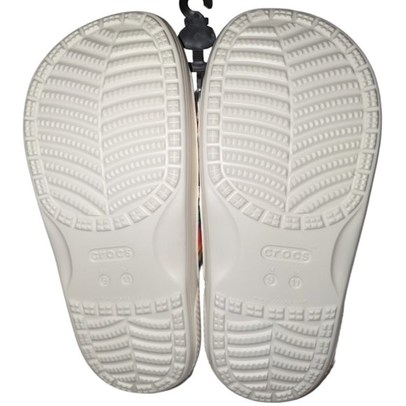 Crocs Unisex Sandals Mens Size 9 Womens Size 11 Tie Dye & Jibbitz 207248-928 New main image 14